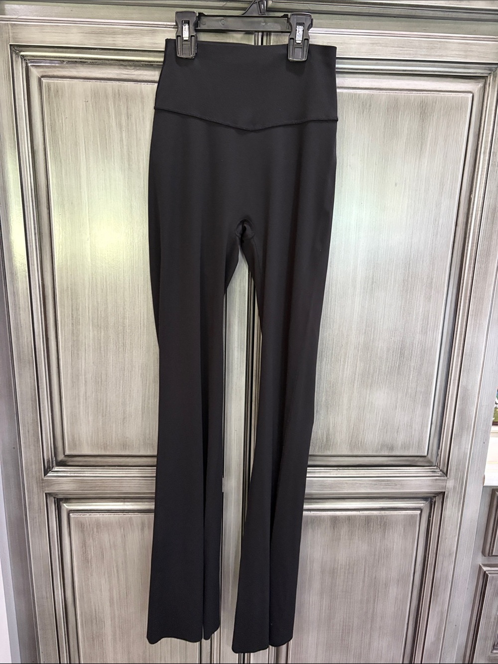 VSX Black High-Waist Flare Leg Pants